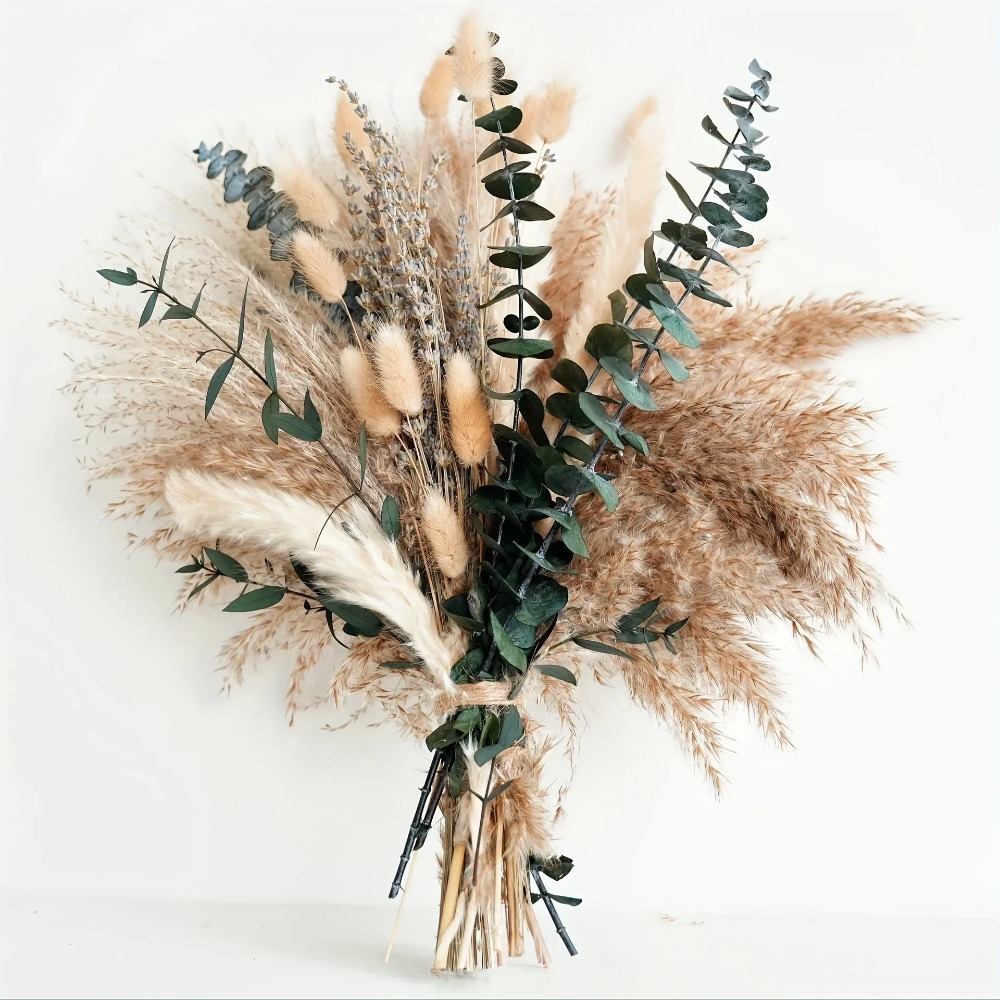 Dried Flower Bulk - 80 Pezzi Bouquet di Fiori Secchi