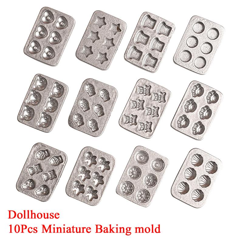 10 pezzi casa delle bambole in - Silicone Mold Tray recensione e prezzo